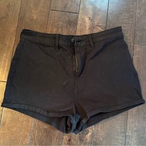 Kendall & Kylie Black High- Waisted Short